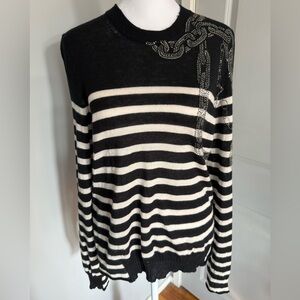 Zadig & Voltaire Embellished Cashmere Sweater